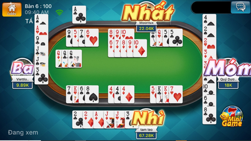 Luật chơi của bài Phỏm trực tuyến i9BET